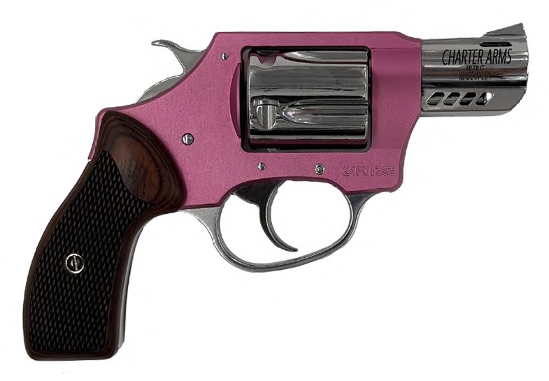 CHARTER ARMS COYOTE .380 ACP 5RD 2IN BARREL 2 MOON CLIPS INCLUDED PINK 53805 - Win Repeating Arms Promotion